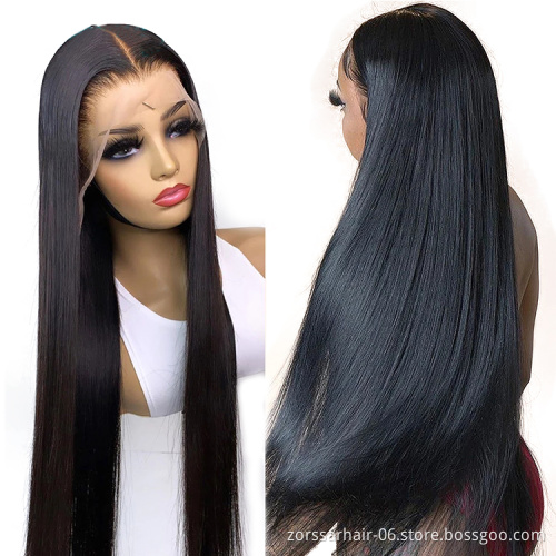 Wholesale price Cheap Pre-plucked Natural Straight Wave Virgin Remy Hair Full Lace Wig